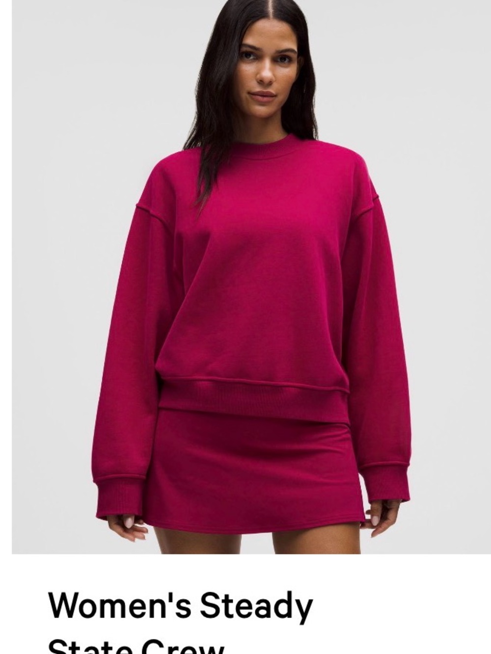LuLulemon Steady State Crew sweatshirt